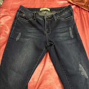 Royalty For Me Dark Blue Skinny Jeans